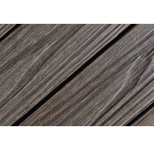 Klickfliese WPC 3D Holzstruktur 30x30 cm braun