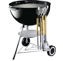Weber Besteckhalter Grillbesteckhalter Stahl für alle Holzkohlegrills mit 47 und 57 cm Durchmesser