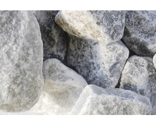 Nahaufnahme von Marmorkieselsteinen