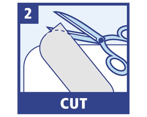 Symbol zum Schneiden mit einer Schere