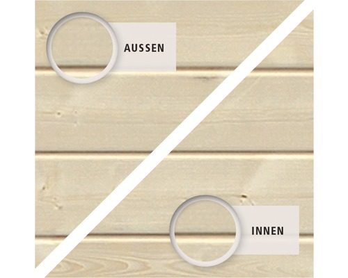 Holzfassade für den Außen- und Innenbereich