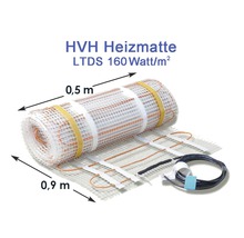 HVH Heizmatte LTD mit einer Größe von 0,5 Meter mal 0,9 Meter