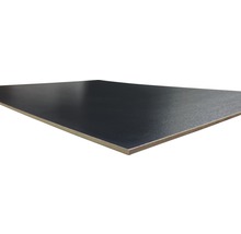 Dünn-MDF Platte einseitig schwarz 2440x1220x3 mm (Zuschnitt online reservierbar)-thumb-1