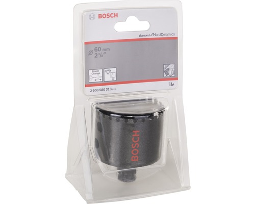 Bosch Logo Diamantbohrkrone in Verpackung, Durchmesser 60 Millimeter