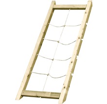 Kletternetz aus Holz und Seil für Spieltürme