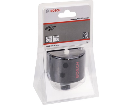 Bosch Logo Diamant-Bohrkrone HardCeramics Durchmesser 67 Millimeter