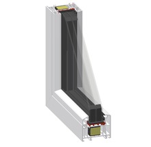 Kunststofffenster Festelement ARON Basic weiß/anthrazit 500x1100 mm-thumb-3 Kunststofffenster Festelement ARON Basic weiß/anthrazit 500x1100 mm-thumb-3