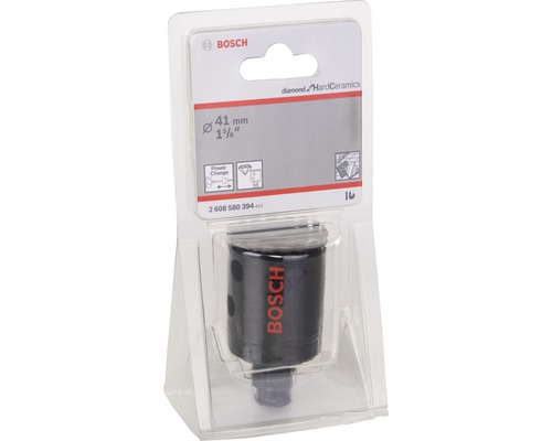 Bosch Fliesenlochsaege mit 41 mm Durchmesser in Verpackung