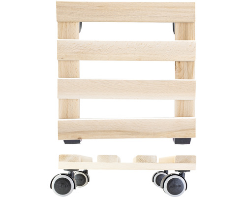 Rollbrett aus Holz mit Rollen