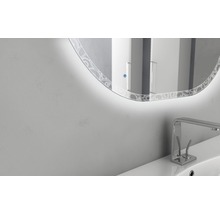 Lichtspiegel Baden Haus mit Touch Funktion rund 100x75 cm-thumb-6