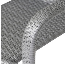 Detailansicht eines Rattansessels