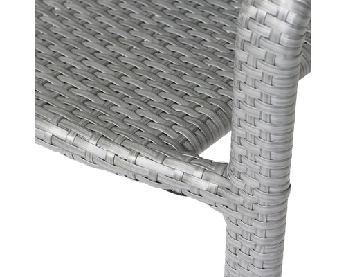 Detailansicht eines Möbelstücks mit Rattanstruktur