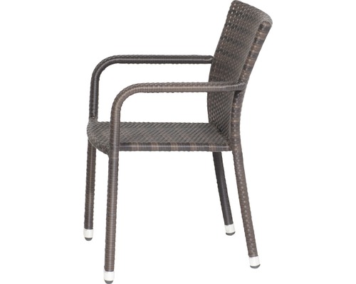 Gartensessel aus Polyrattan mit Armlehnen