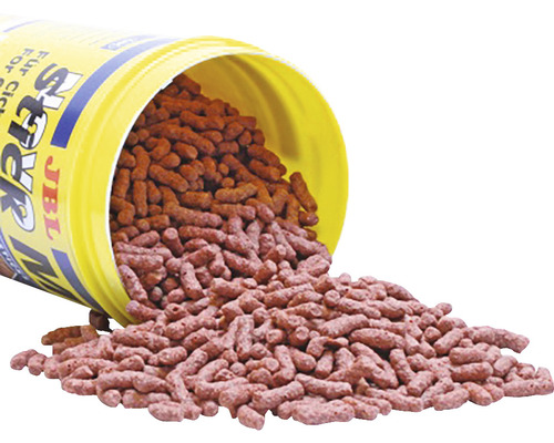 JBL NovoStick M Cichlidfutter aus einer geöffneten Dose