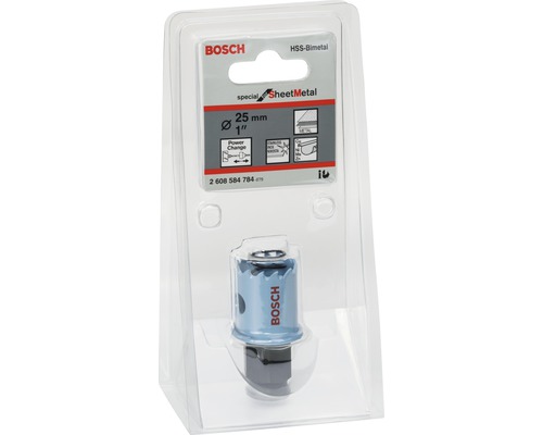 Bosch Lochsäge mit 25 Millimeter Durchmesser in Verpackung