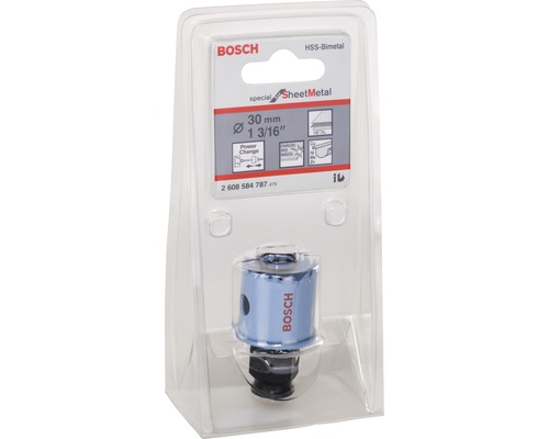 BOSCH Lochsäge mit 30 Millimeter Durchmesser in Verpackung