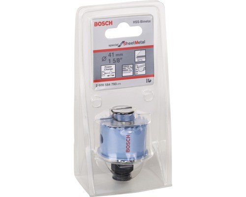Bosch Lochsäge mit Durchmesser 41 Millimeter in Verpackung