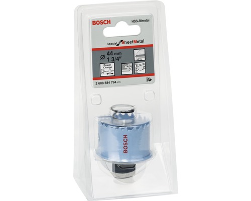 Bosch Lochsäge mit 44 mm Durchmesser in Kunststoffverpackung