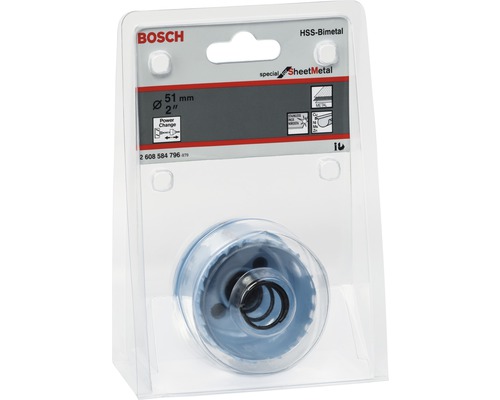Bosch Lochsäge HSS-Bimetall, 51 Millimeter Durchmesser