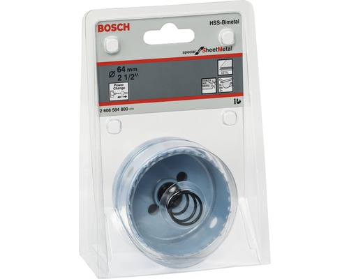 Bosch Lochsäge mit 64 Millimeter Durchmesser in Verpackung
