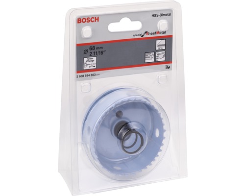 Bosch Lochsäge HSS-Bimetall, 68 Millimeter Durchmesser in Verpackung