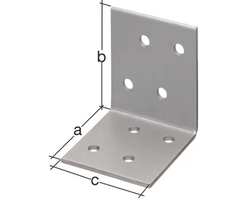 Winkelverbinder mit Löchern zur Befestigung