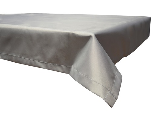 Tischdecke 110 x 140 cm Polyester rechteckig grau-0