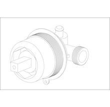 Unterputzthermostat für Sanitärinstallationen