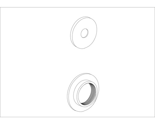 Rohrverbinder und Dichtung für Sanitärinstallationen
