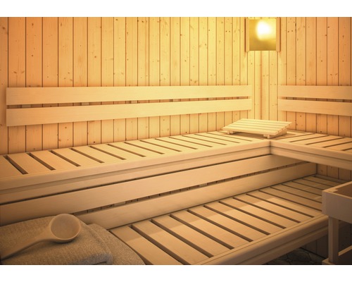 Sauna Rückenlehne und Bankblenden Karibu Set 2