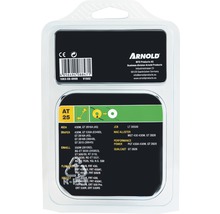 Arnold Logo. Verpackung mit Informationen zu kompatiblen Geräten