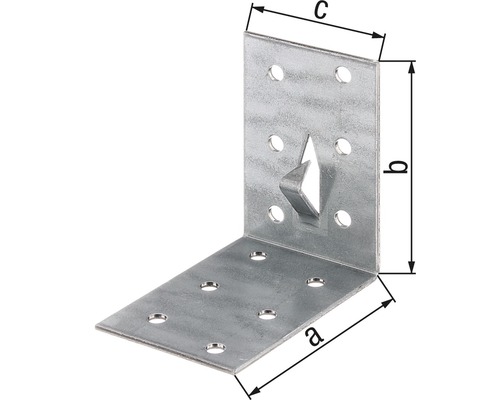 Winkelverbinder mit Nagelanker zur Holzverbindung