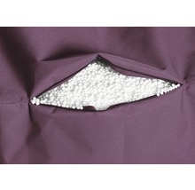 Sitzhocker Sitting Point Cube Scuba aubergine 40x40x40 cm
