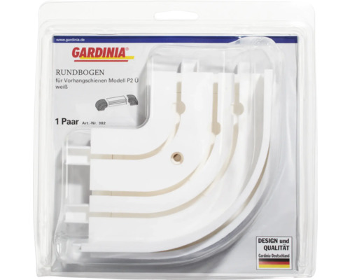 Gardinia Rundbogen für Vorhangschienen Modell P2 Ü, ein Paar