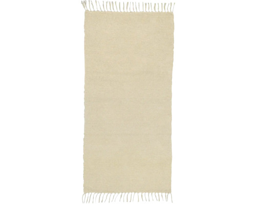 Fleckerl-Teppich Chenille natur 60x120 cm Fleckerl-Teppich Chenille natur 60x120 cm
