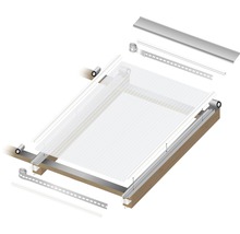 Gutta Acryl Hohlkammerplatte/Doppelstegplatte 32-16 opal weiß 3500 x 980 x 16 mm-thumb-8