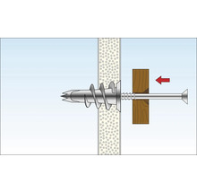 Gipskartondübel Tox Spiral Plus 37-4 + Schraube, 4 St.-thumb-5 Gipskartondübel Tox Spiral Plus 37-4 + Schraube, 4 St.-thumb-5