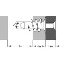 Gipskartondübel Tox Spiral Plus 37-4 + Schraube, 4 St.-thumb-3 Gipskartondübel Tox Spiral Plus 37-4 + Schraube, 4 St.-thumb-3