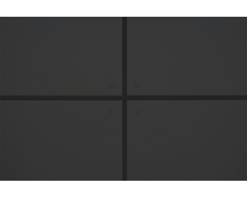 Dunkle Küchenfront mit schmalen Fugen