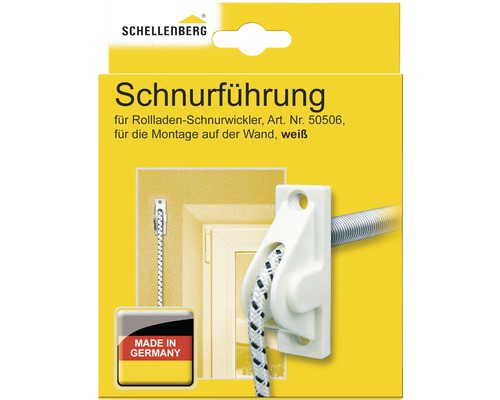 Schellenberg Schnurführung für Rollladen-Schnurwickler zur Wandmontage