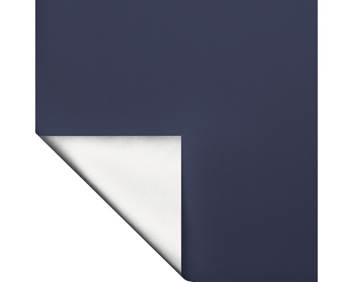 Blaue Tischdecke mit umgeschlagener Ecke