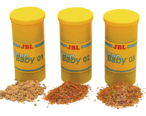 JBL Novo Baby Fischfutter für junge Fische in drei Varianten