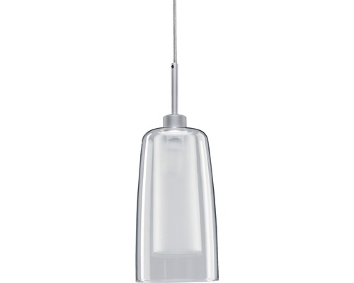 Pendelleuchte mit transparentem Lampenschirm