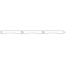 Faseprofil Fichte strukturiert rot/weiß 13,5x145x2500 mm-thumb-2 Faseprofil Fichte strukturiert rot/weiß 13,5x145x2500 mm-thumb-2