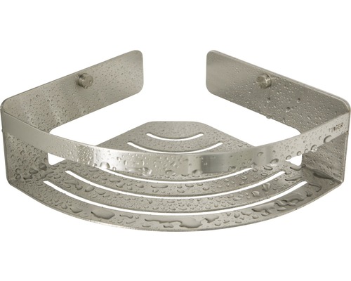 Eckregal aus Metall für das Badezimmer