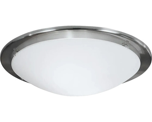 Deckenleuchte mit Metallrahmen und Lampenschirm