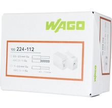 Packung Wago Verbindungsklemmen für Drähte von 0,5 bis 2,5 mm²