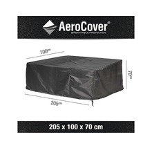 Aerocover Schutzhülle für Gartenmöbel mit den Maßen 205 x 100 x 70 cm