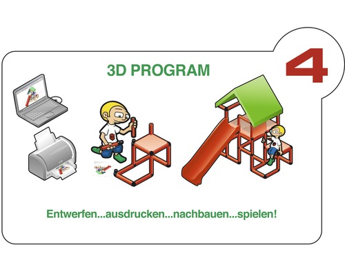 Abbildung zur 3D-Programm-Software zur Planung und zum Bau von Spielgeräten