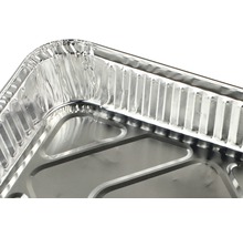 Detailaufnahme einer Auflaufform aus Aluminium